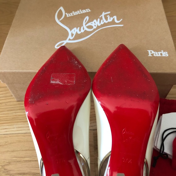 Christian Louboutin White Shoes - Picture 6 of 8